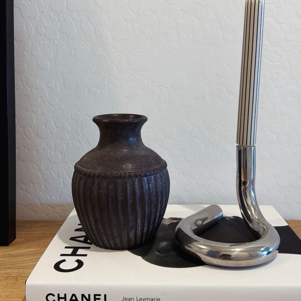 Threshold Brown Ceramic Vase